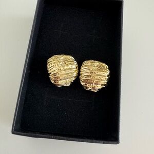 Elegant Gold-Tone Earrings